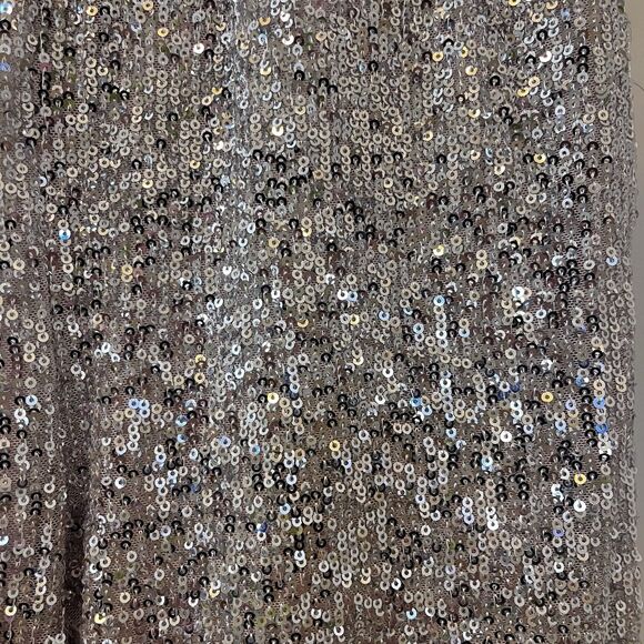 Art Class Silver Sequin Jogger Pants Elastic Waist Girls Size Medium 7-8 - Picture 8 of 12